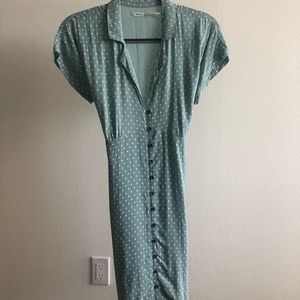 Kimchi Blue - Button-down, tie dress